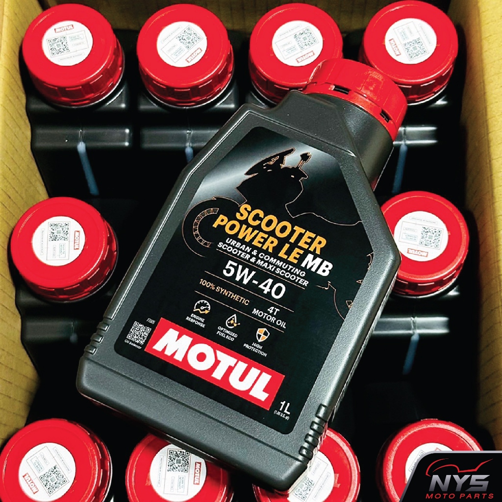 Motul Scooter Power LE MB 5W-40 ขนาด0.8Lและ1L น้ำมันเครื่องโมตุลสังเคราะห์แท้100% สำหรับรถจักรยานยนต์ออโตเมติกโดยเฉพาะ - รูปที่ 5