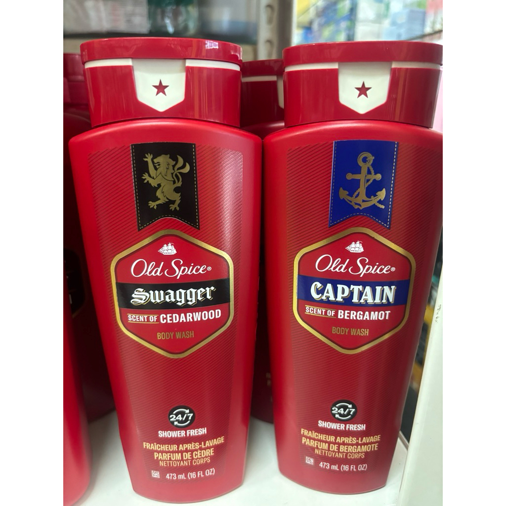 Old Spice สองรุ่น ได้แก่ Swagger และ Captain 473ml.