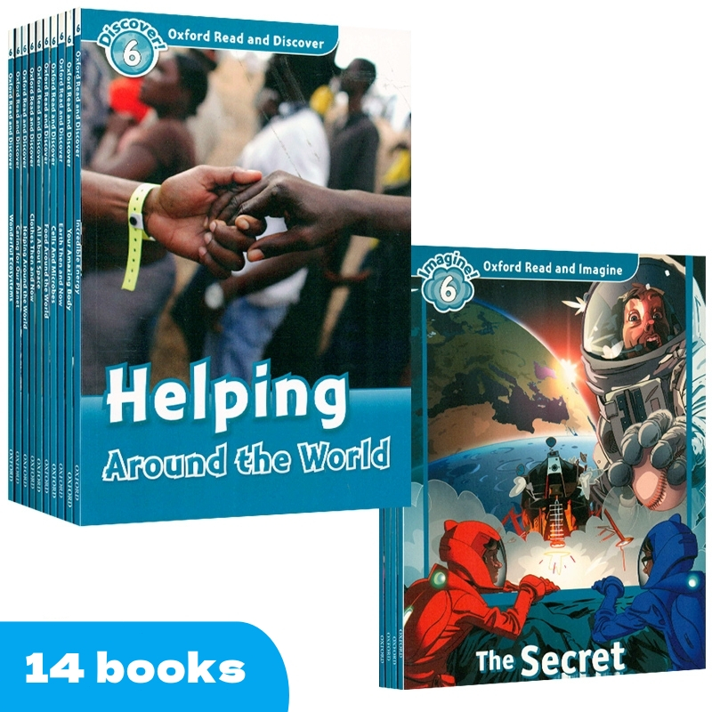 Oxford Read and Discover Level 6 Oxford Children's English Reading Popular Science Books 14books