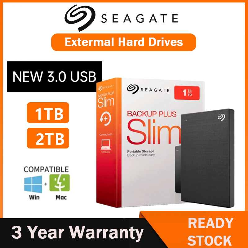 Seagate external harddisk 4TB/2TB/1TB ดิสก์ HDD USB3.0 แบบพกพาขยาย 2.5 ฮาร์ดดิสก์ harddisk external 