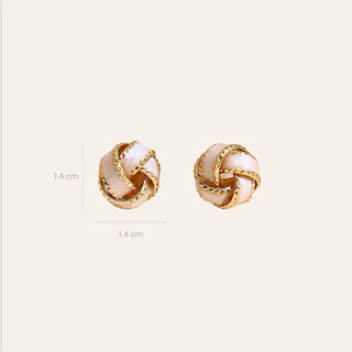 gigaglam knotty dotty earrings ต่างหูไม่ลอกไม่ดำ