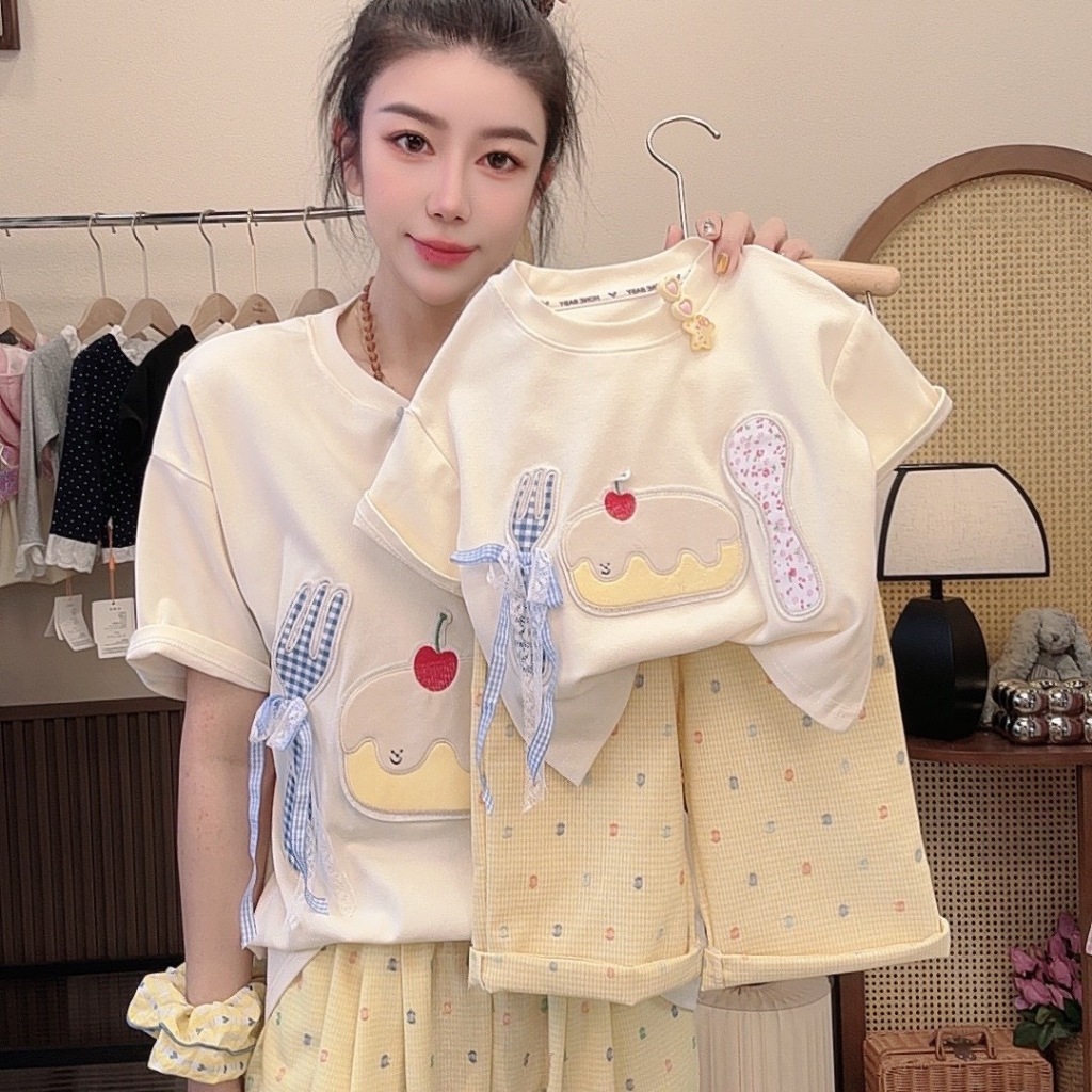 พร้อมส่ง ห45 6720 แม่ลูกคัพเค้ก