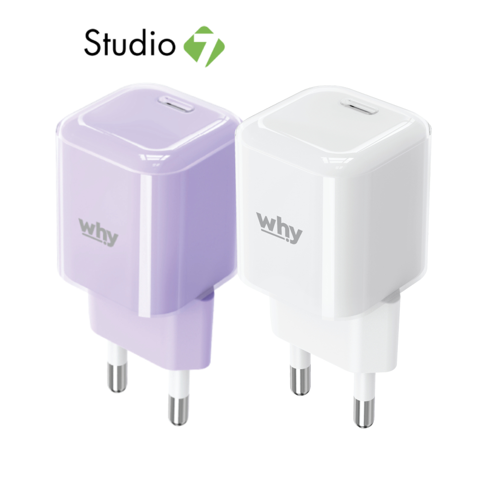 อะแดปเตอร์ WHY Pixel Wall USB Charger 1 USB-C (PD25W) by Studio7