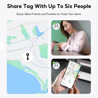 MeeGoo Air Tag เครื่องติดตาม Works with Find My เครื่องติดตามสัตว์เลี้ยง itag GPS Trackers
