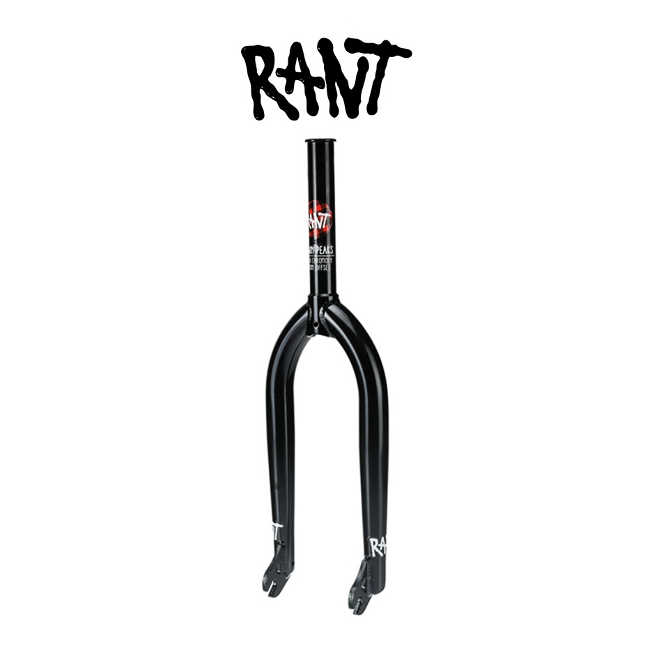 ตะเกียบจักรยาน BMX RANT TWIN PEAKS FORKS สีดำ