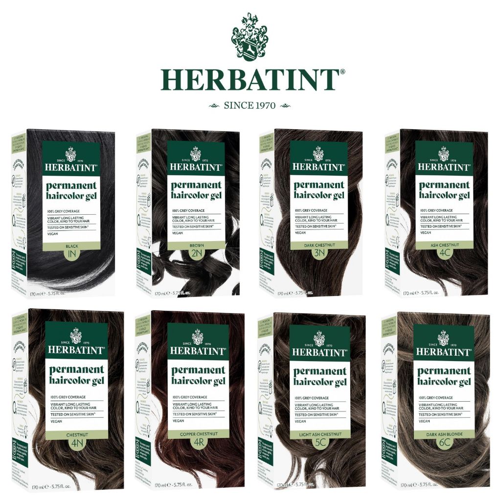 Herbatint ผลิตภัณฑ์เปลี่ยนสีผม ออร์แกนิค Ammonia-free Vegan Permanent Hair Colour Gel (170ml)