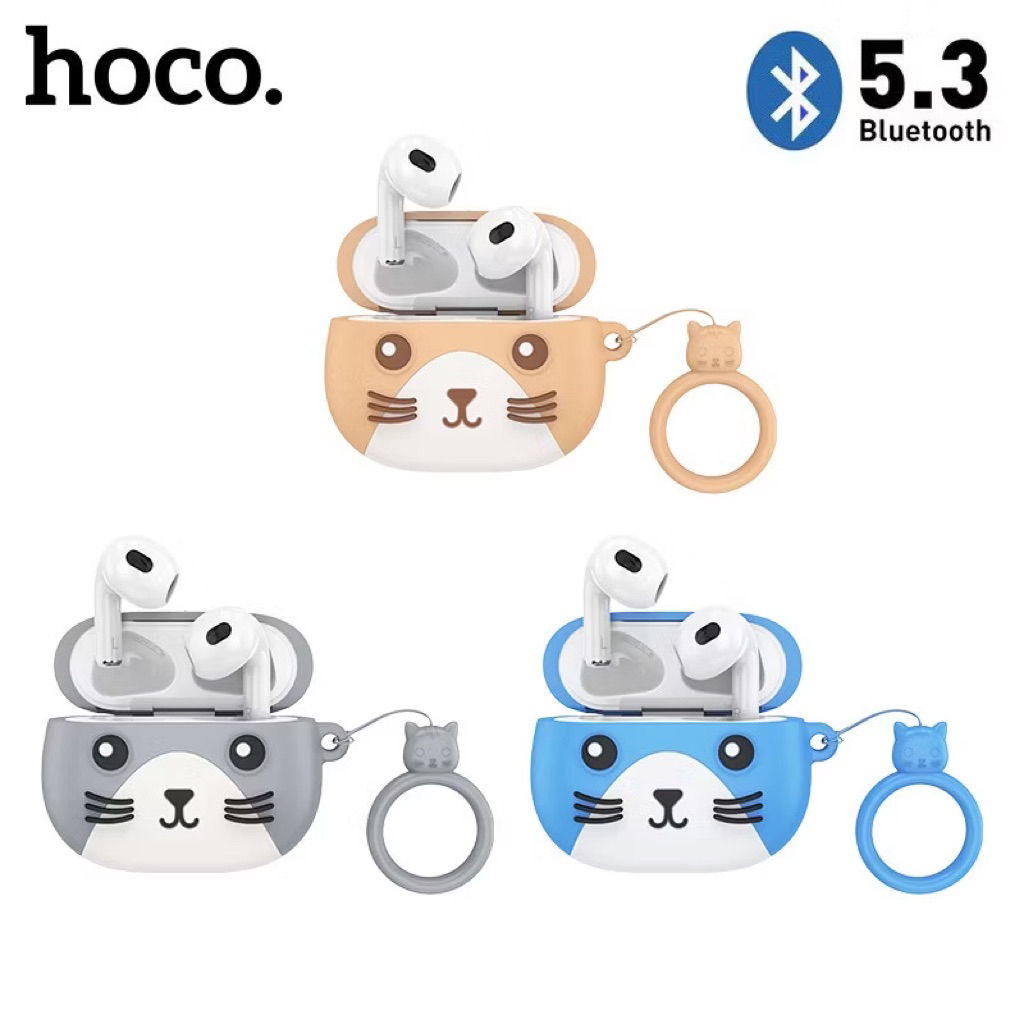 Hoco EW46 หูฟัง หูฟังบลูทูธ หูฟังไร้สายแบบ True Wireless รุ่น EW46 Bluetooth + EW46เคสหูฟัง