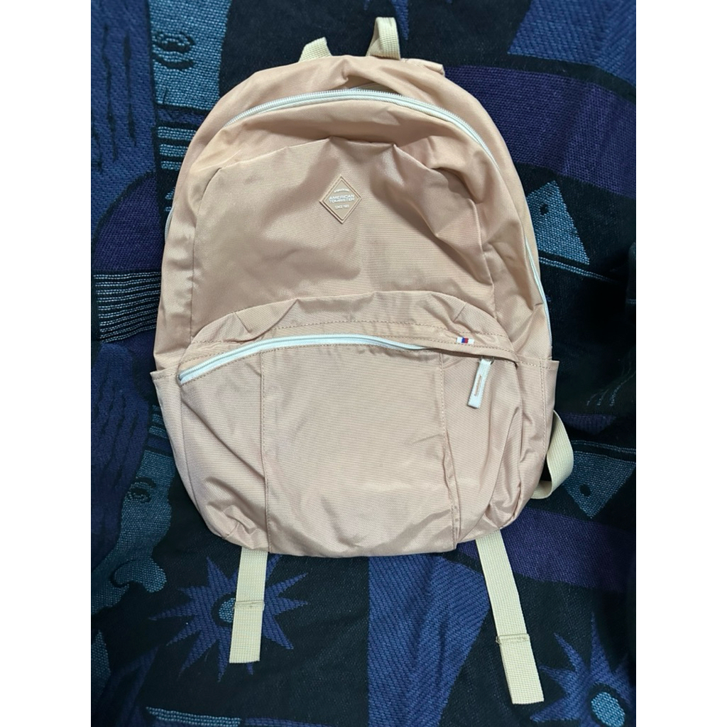 กระเป๋าเป้ American Tourister RUDY สีชมพูอ่อน