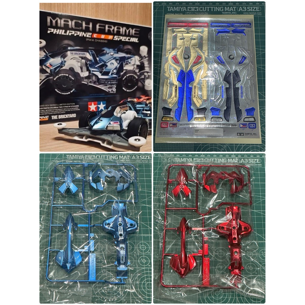 มีเฉพาะบอดี้ จากรถกล่องTamiya 92462 - Mach Frame Philippine Cup 2025 สีแดงเมทาลิค/สีน้ำเงินเมทาลิค ต