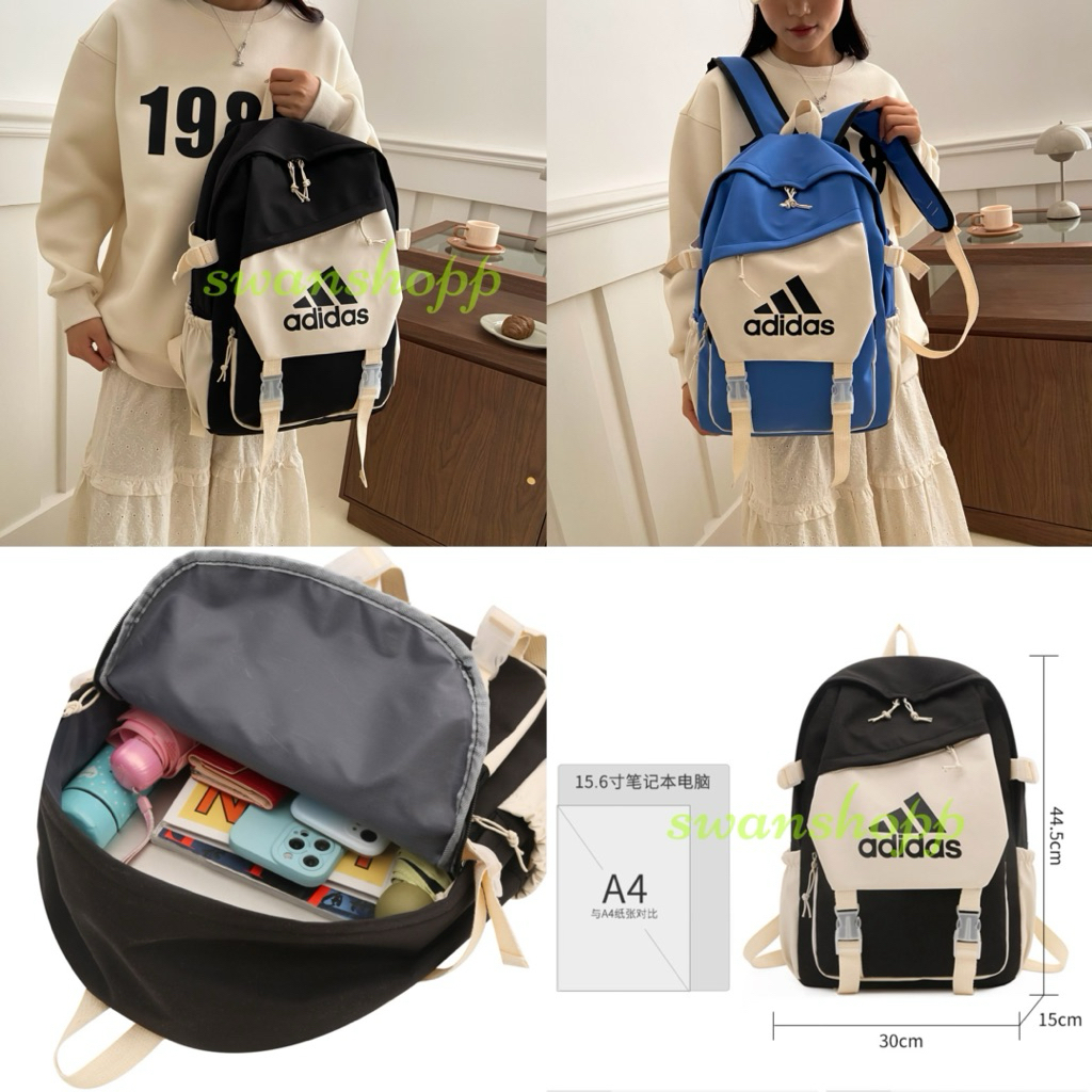 【พร้อมส่ง】กระเป๋าเป้ สะพายหลัง กระเป๋าแฟชั่น ความจุขนาดใหญ่เวอร์ชั่นเกาหลี นักเรียนแฟชั่น - รูปที่ 2