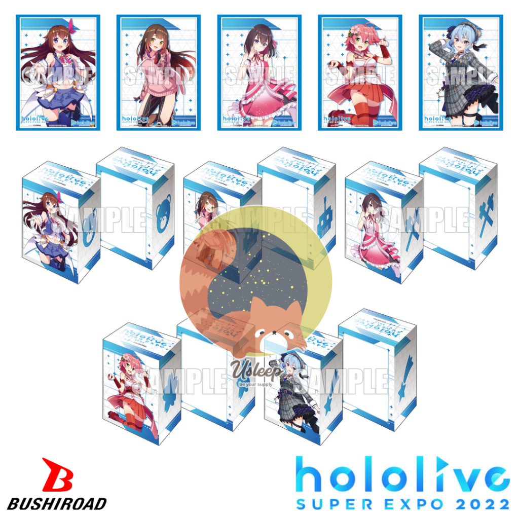Bushiroad Sleeve & Deck Holder Hololive Production Gen 0 : Tokino Sora, Roboco-san, AZKi, Sakura Miko, Hoshimachi Suisei