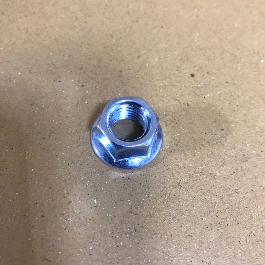 น็อตตัวเมีย เบอร์14  M10 **มีตัวเลือก** ชุบซิงค์ขาว เกลียวละเอียด ราคา/ตัว - รูปที่ 5