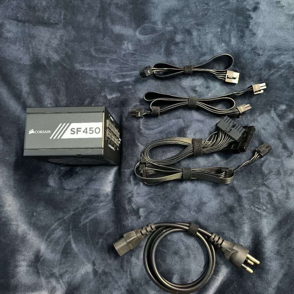CORSAIR SF450 (80+ GOLD) (CP-9020104-NA) POWER SUPPLY (อุปกรณ์จ่ายไฟ) เพาเวอร์ซัพพลาย ITX SFX มือสอง