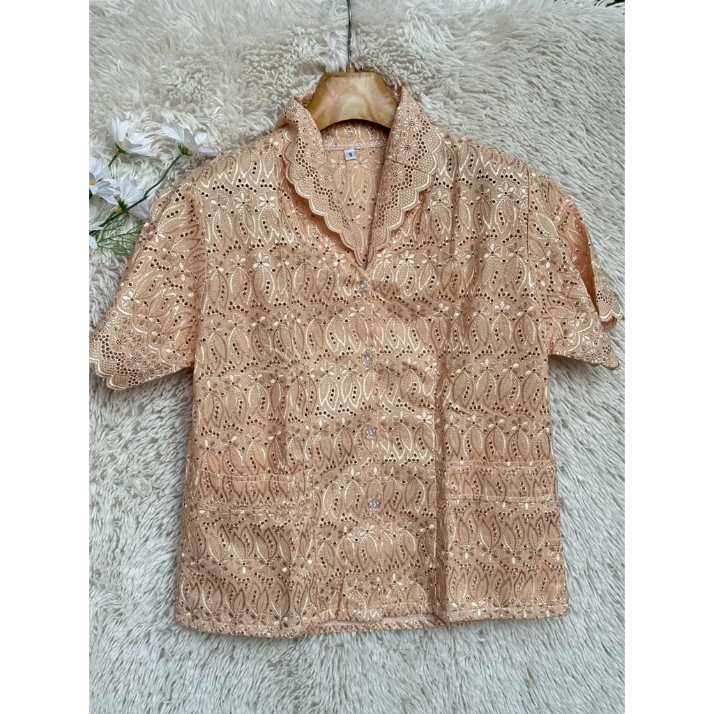 เสื้อลูกไม้ผู้ใหญ่สูงอายุ S M L XL ไซส์ จัมโบ้ LL LLL