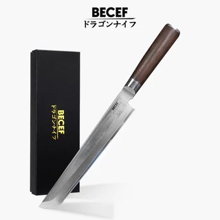 BECEF Sakimaru มีด Yanagiba ยานากิบะ 2 คม แล่ เฉือน ปลา ปลายคาตานะ