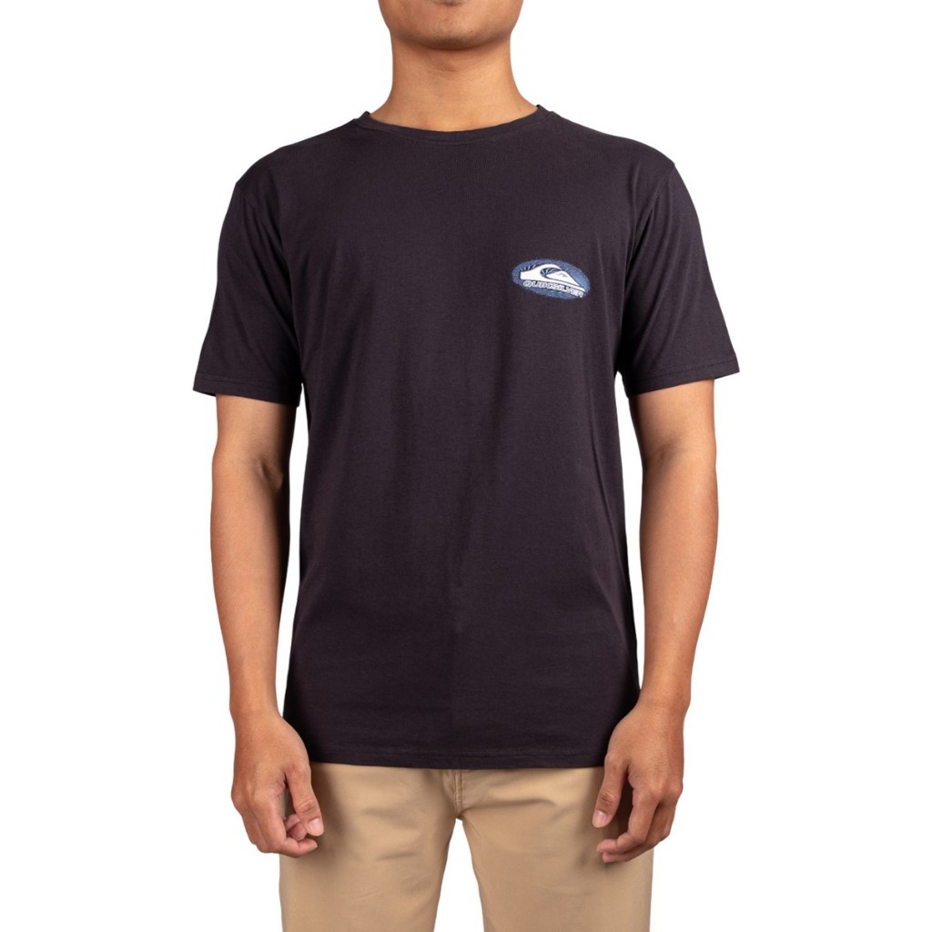 QUIKSILVER เสื้อยืดผู้ชาย Mens Nature Border Short Sleeve T-Shirt-Black 253 UQYZT05701-KVJ0
