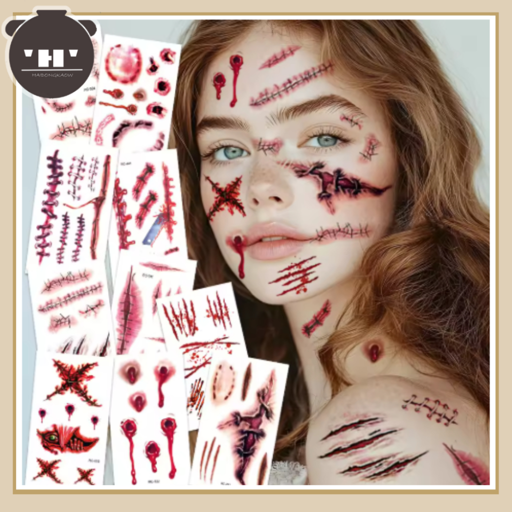 📦 พร้อมส่ง 📦 tattoo แทททู halloween