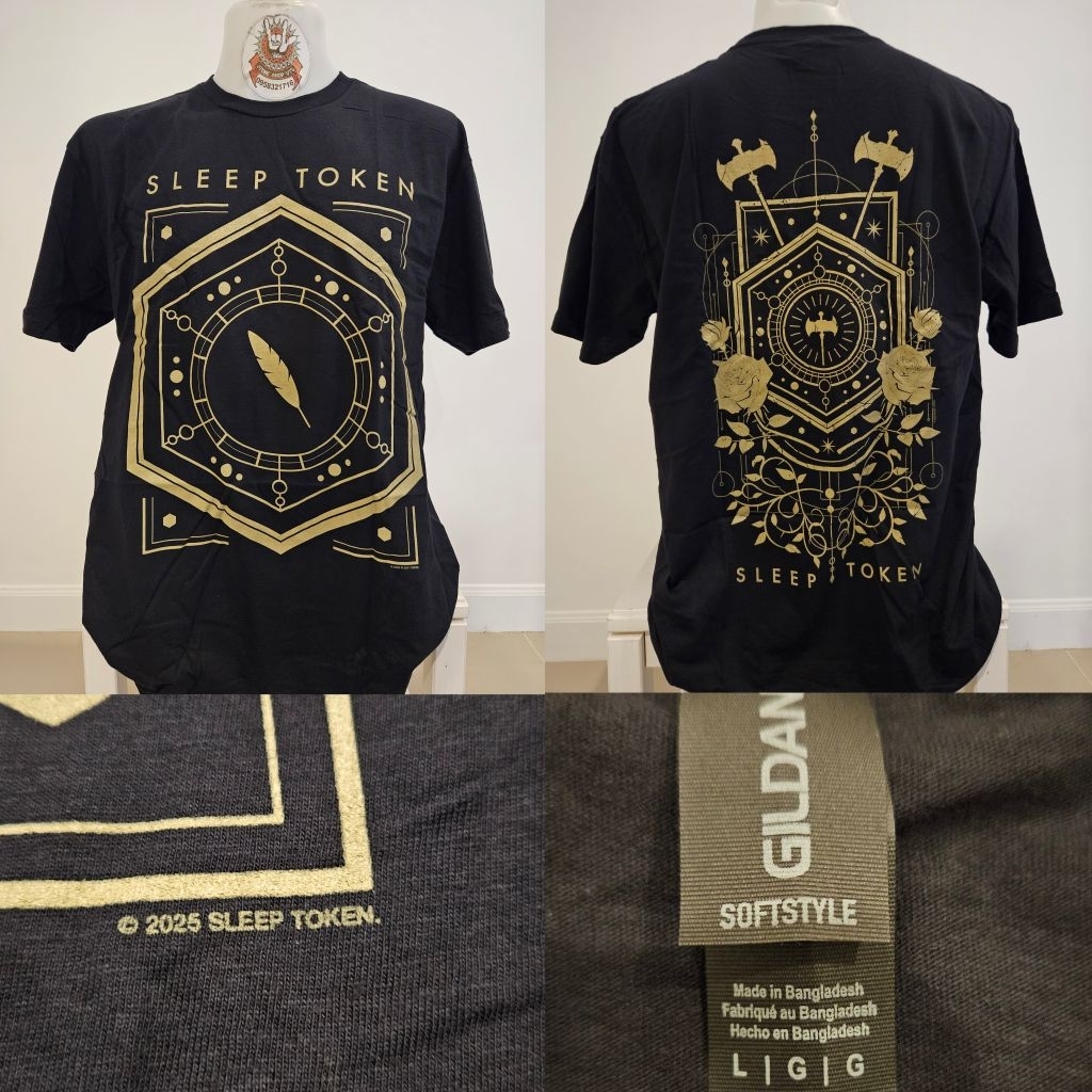 🌏  เสื้อวง SleepToken (สลิฟโทเค็น)  เสื้อวงงานลิขสิทธิ์แท้ นำเข้า-UK สินค้ามือ1 ป้ายGildan ของแท้🌍