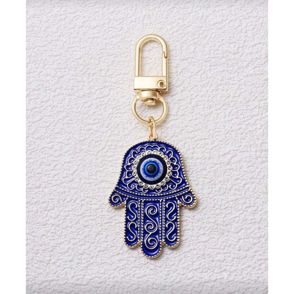 พวงกุญแจ โลหะ มือ Evil eye