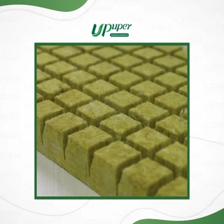 UPuper Rockwool plug sheet ร็อควูล ชีท สำหรับ เพาะชำ เพาะเมล็ด โคลนนิ่ง ชีทใยหินปลูกต้นไม้ 98 ชิ้น
