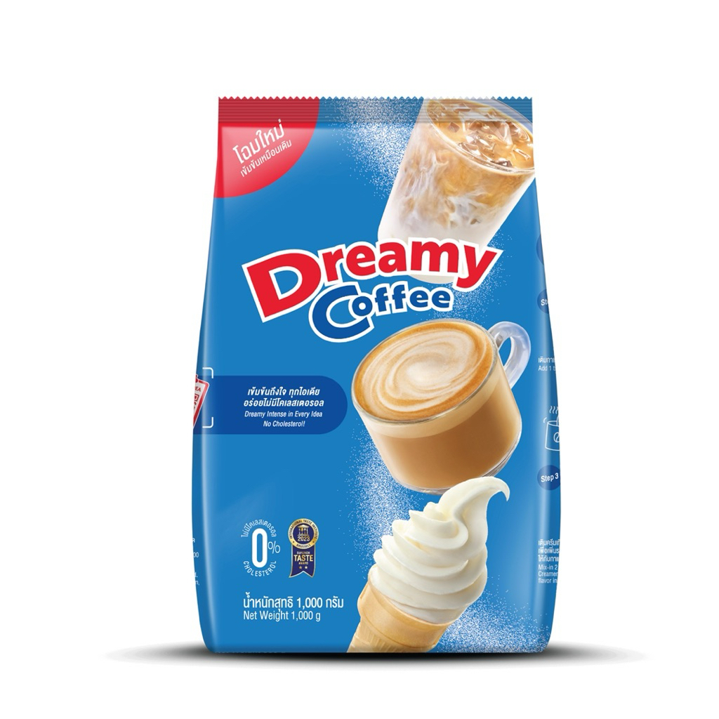Dreamy Coffee ครีมเทียม ดรีมมี่ 1,000 กรัม ฟ้า (ยกลัง) - 2