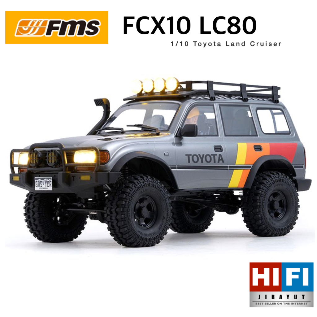 FMS 1:10 FCX10 LC80 Toyota Land Cruiser 80 RS ของแท้ 100% พร้อมบริการหลังการขาย