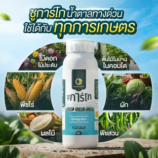 [1ขวด] ชูการ์โก(ขวดเล็ก) 500 ML - SUGAR GO น้ำตาลทางด่วนสำหรับพืช ปุ๋ยน้ำ ปุ่ญกุหลาบ ช่วยเร่งราก