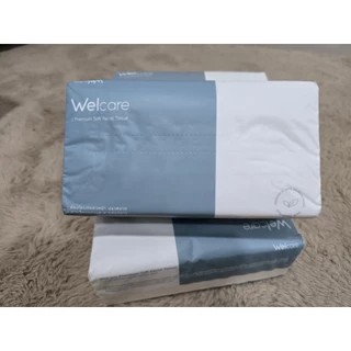 Welcare Premium Soft Facial Tissue ทิชชูเช็ดหน้าพรีเมียม