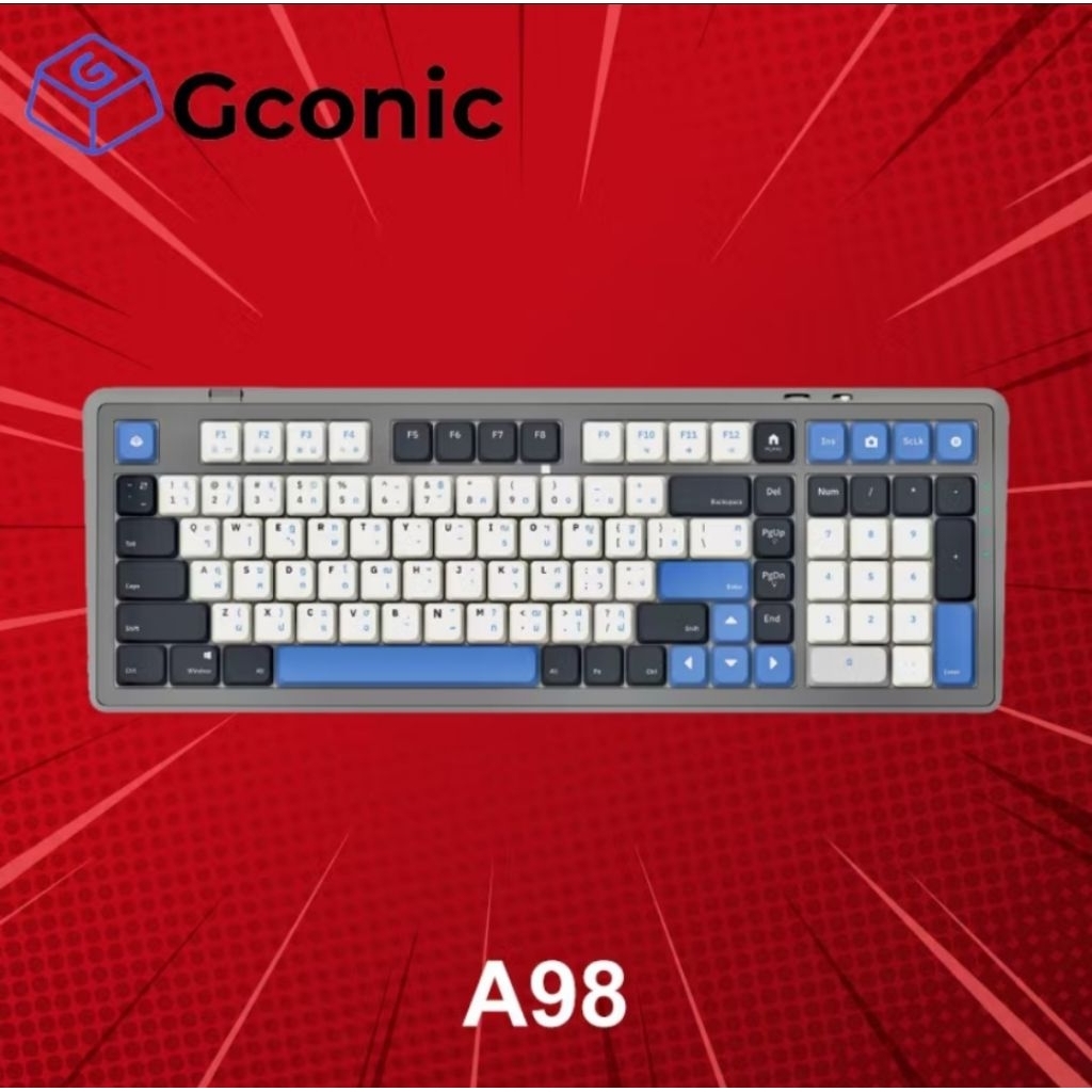 ส่งต่อ: คีย์บอร์ดไร้สาย Gconic (สภาพใหม่/มีกล่อง)