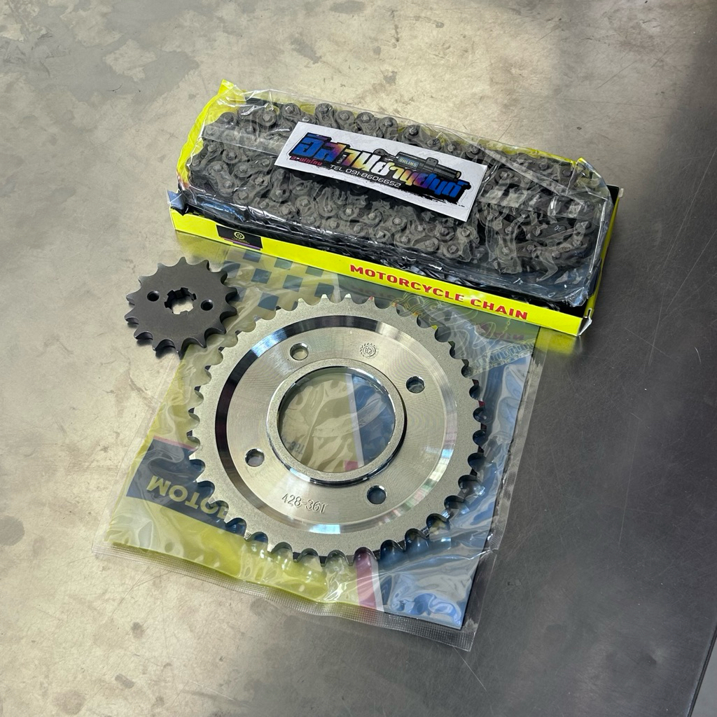 ชุดโซ่สเตอร์ เวฟ125 เวฟ100S(U-box2005) เวฟ110i(2009-2018) เวฟ125i(ปลาวาฬ2012-2018)