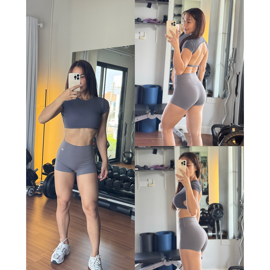 Gymmode -  ขาสั้นใส่ออกกำลังกาย Active shorts กระชับแห้งเร็วเบาสบายเหมาะสำหรับใส่คาร์ดิโอ - รูปที่ 2