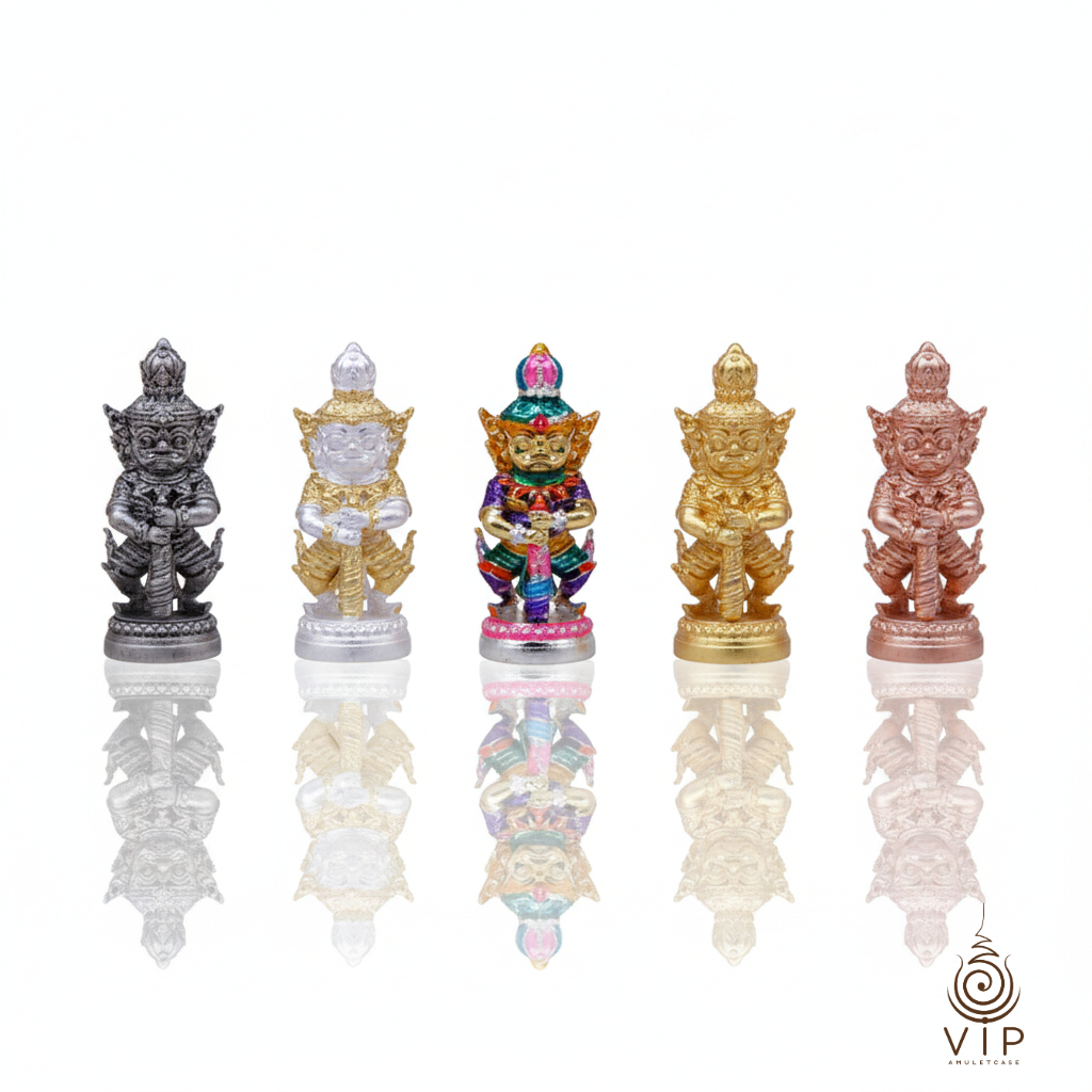 ✨ ท้าวเวสสุวรรณ เจ้าสัวธรรมชัย พระอ.พุทธเวทย์ วัดธรรมชัยมงคล | Wessuwan Wealth Amulet | 韦苏万财神佛牌(กรอบชุบหนา2เท่า)