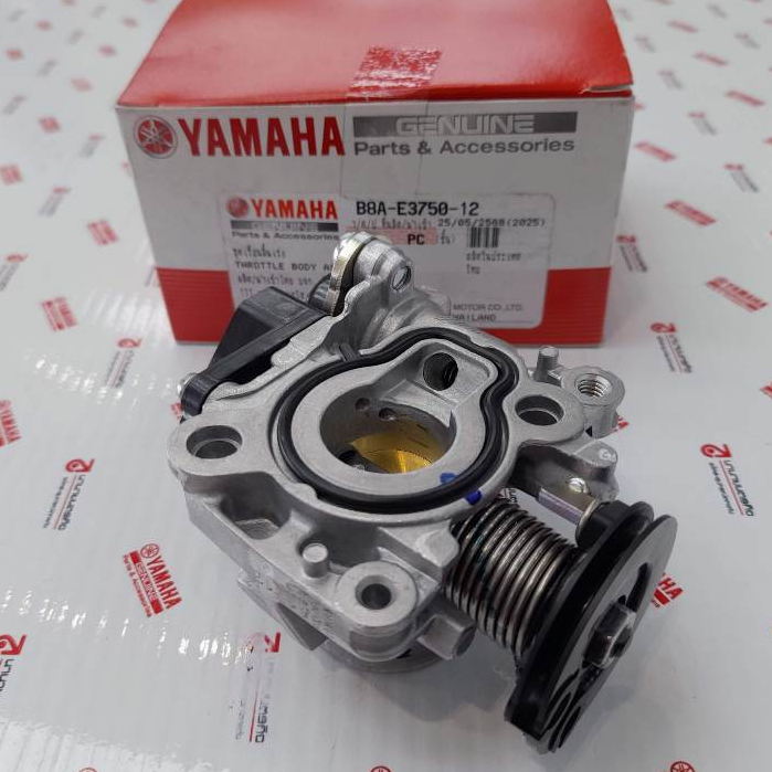 B8AE375002 ชุดเรือนลิ้นเร่ง GRAND FILANO แบบมีขายึดสายเร่ง 2018-2021 แท้ YAMAHA B8A-E3750-01 00 02 10 11 12