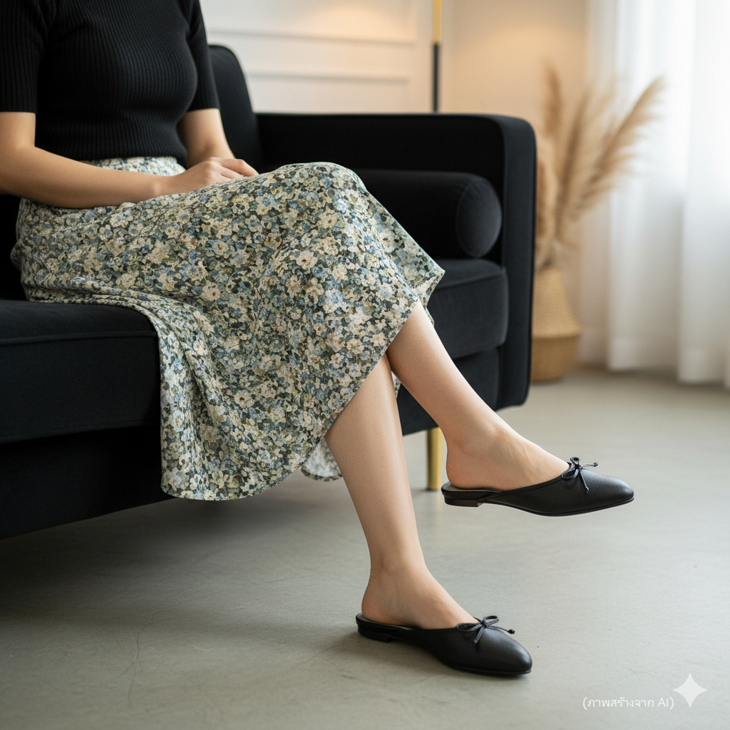 Fourth August รองเท้าหนังแกะ รุ่น CLINE สวมใส่นุ่มสบาย ทั้งวัน และในทุกๆวัน