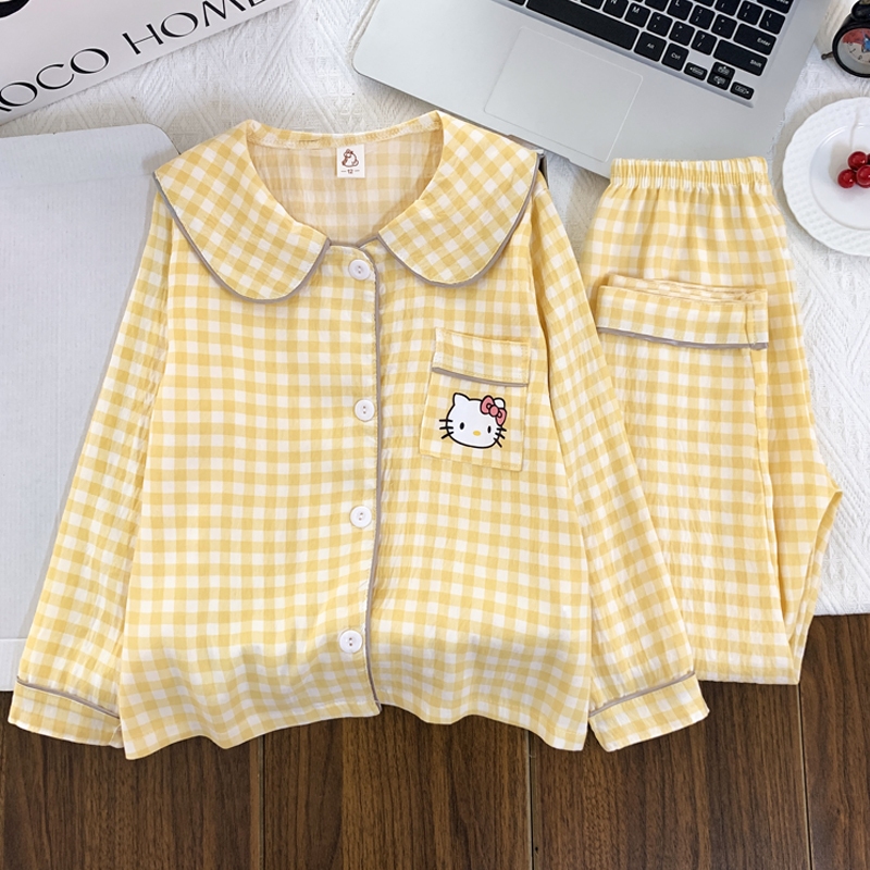 105~170cm,ชุดนอนของแม่และเด็กหญิง เสื้อผ้าสาวๆ สไตล์เจ้าหญิง เนื้อผ้าบางเบาและระบายอากาศได้ดี