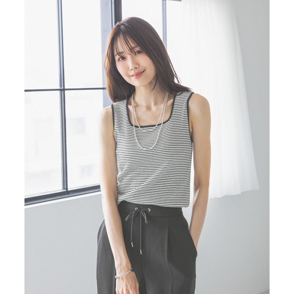 GLOBAL WORK เสื้อกล้ามทรงสี่เหลี่ยม ซับน้ำดี แห้งเร็ว Beautee Square Tank
