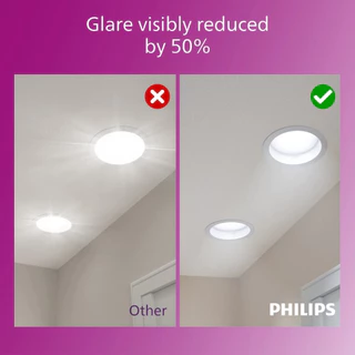 Philips Meson comfort โคมไฟฝังฝ้า Led 24W 21W 17W 13W 9W 7W 5.5W 3000K/4000K/6500K Downlight