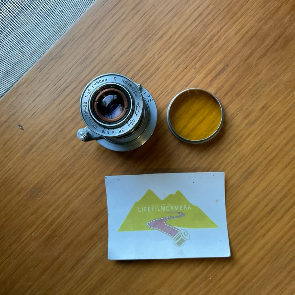 เลนส์มือหมุน Industar-22 : 50 mm f3.5 ltm,m39