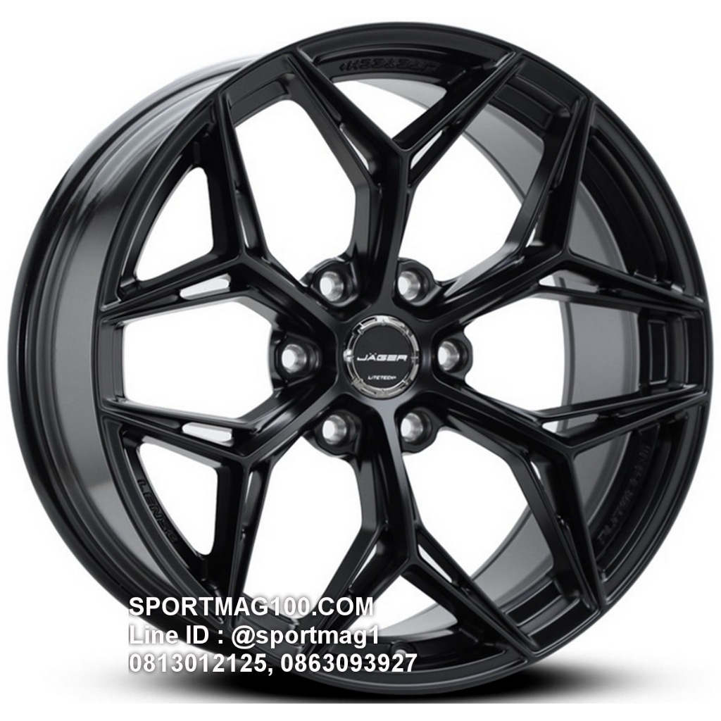 ล้อแม็กซ์ Lenso Jager BLAZE Litetech+ ขอบ20นิ้ว 6รู139 สีดำด้าน กว้าง9นิ้ว Offset15 [22459]