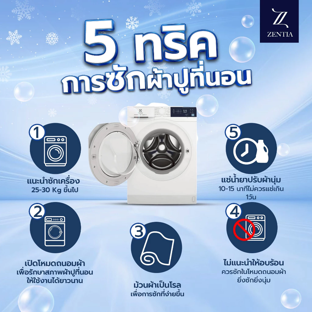 ZENTIA ชุดปลอกผ้านวม ผ้าปู ปลอกหมอนหนุน ปลอกหมอนข้าง thumbnail 7