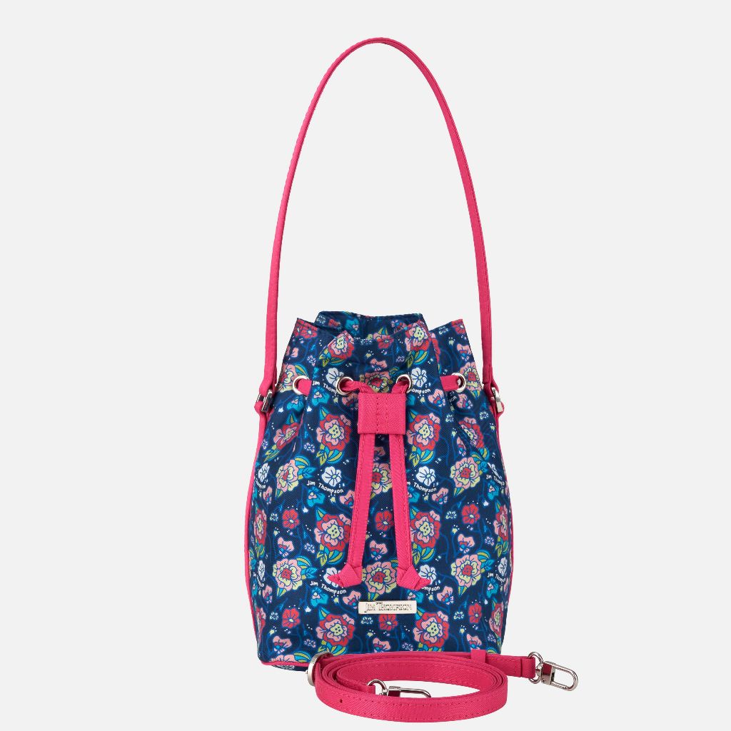 Klipbua Blue Silk Mini Drawstring Bag ราคา ถูกที่สุด ดีลบีเคเค แกลเลอรีภาพที่ 3