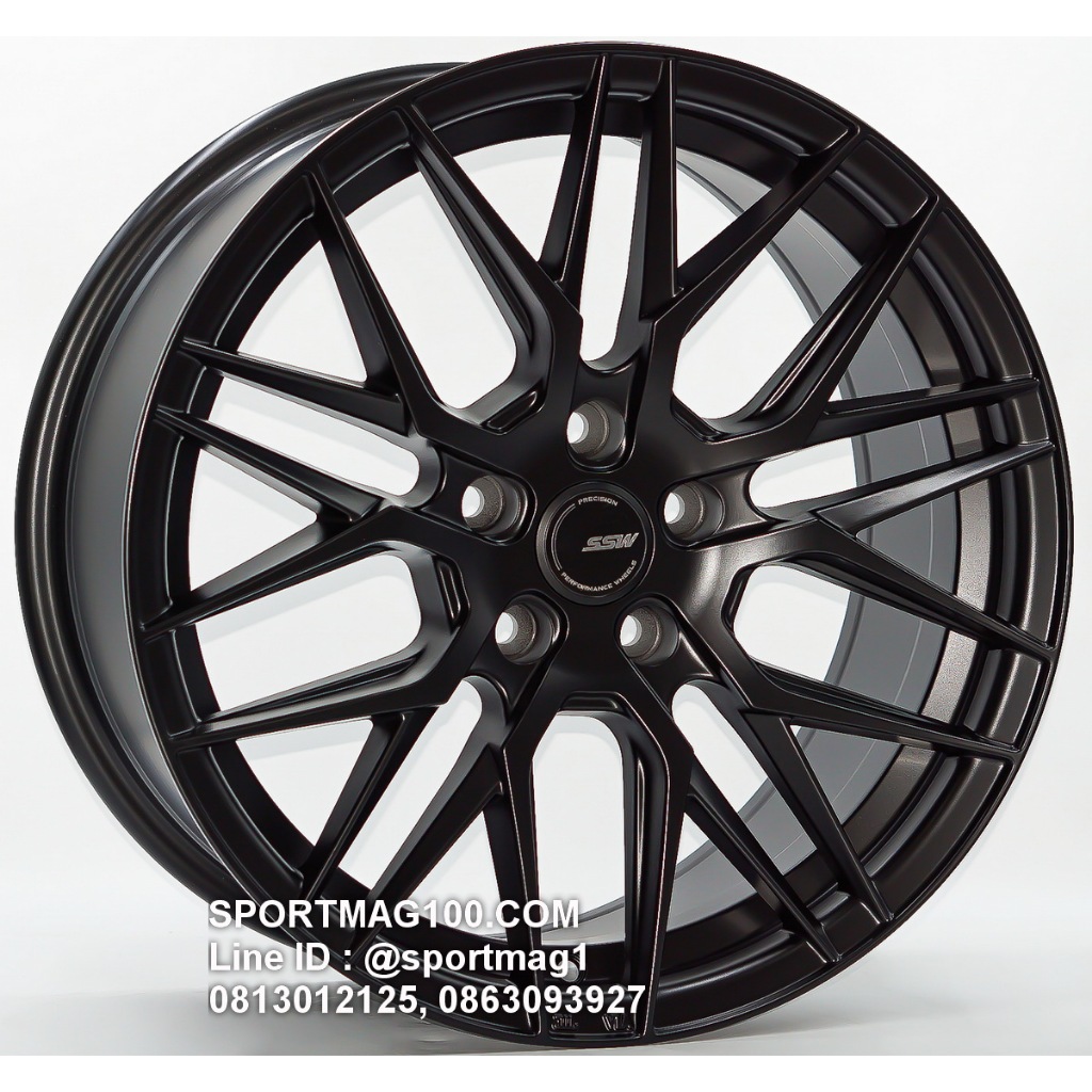 ล้อแม็กซ์ SSW Vorsteiner S348 ขอบ16นิ้ว 5รู108 สีดำด้าน กว้าง7นิ้ว Offset35 [22458]