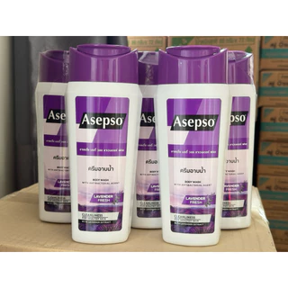 ครีบอาบน้ำAsepso อาเซปโซ 4สูตร❗️สูตรใหม่>>ลาเวนเดอร์เฟรช450 มล.และขนาด220มล.