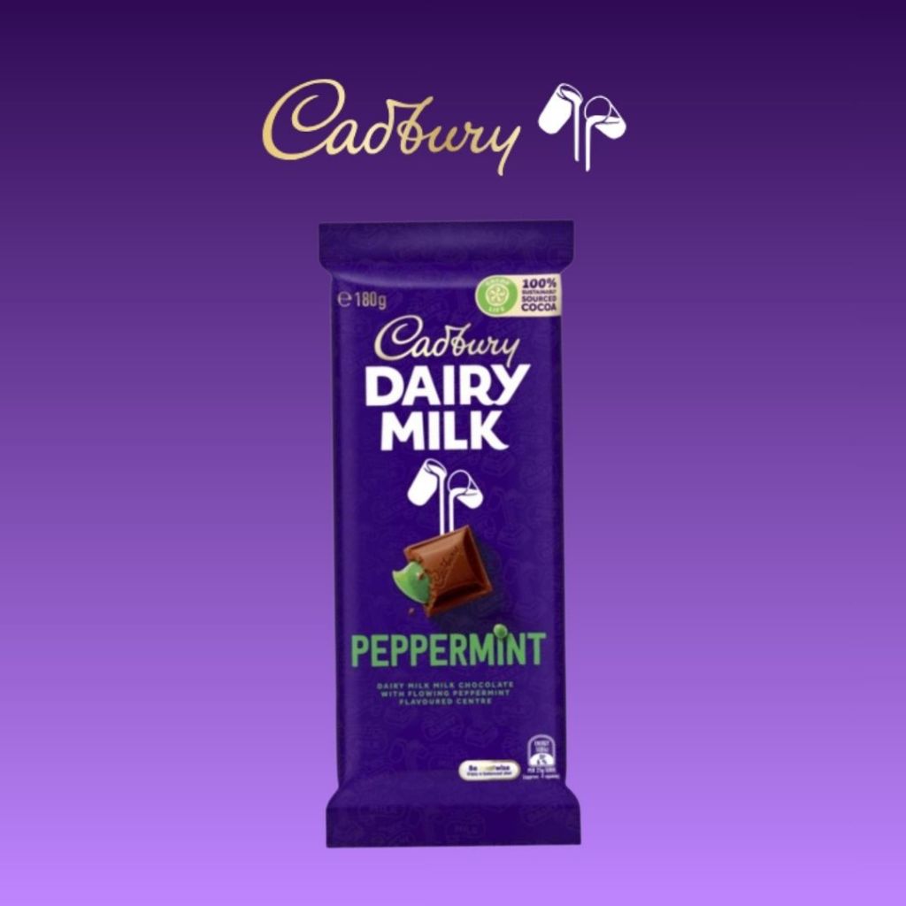 Cadbury Dairy Milk PEPPERMINT ขนาด 180 กรัม