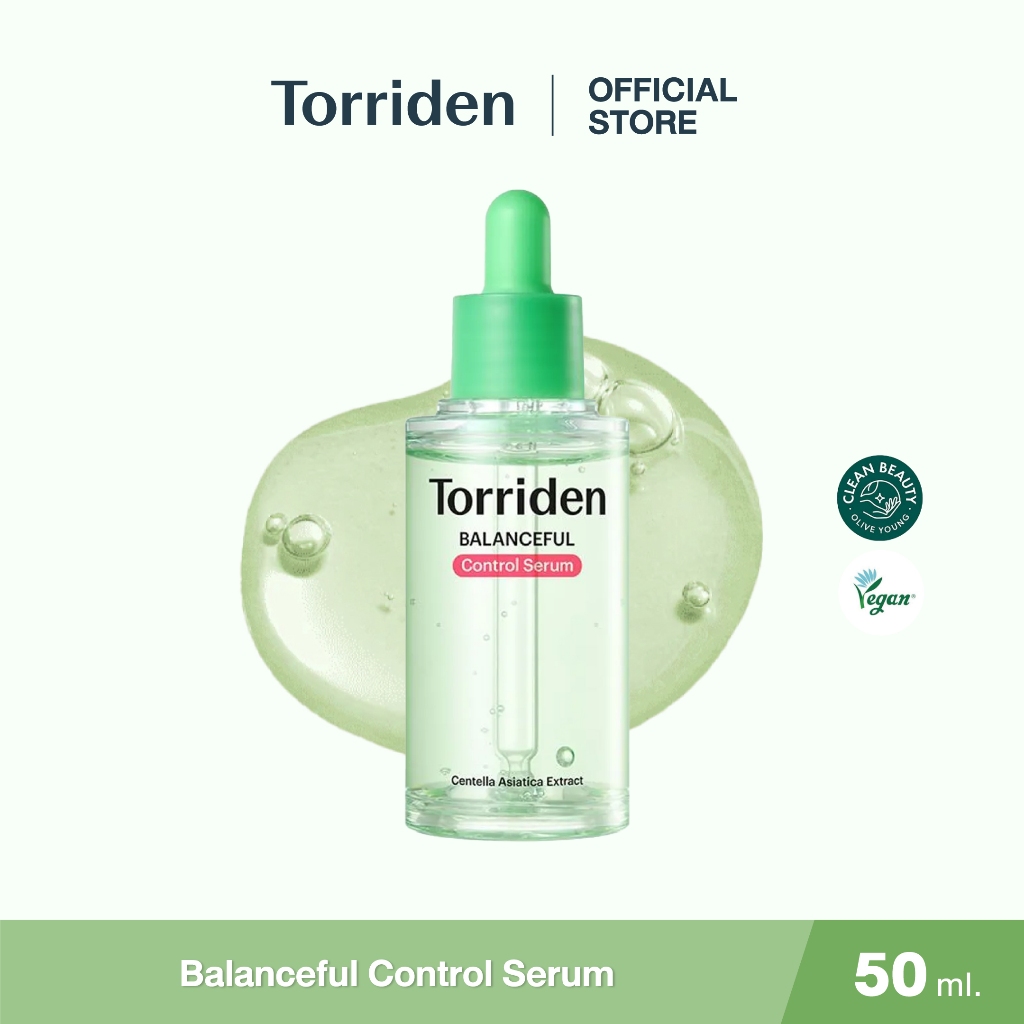[สูตรใหม่] Torriden Balanceful Cica Contorl Serum (50ml) - ทอร์ริเดน เซรั่มบางเบาสำหรับผิวแพ้ง่าย