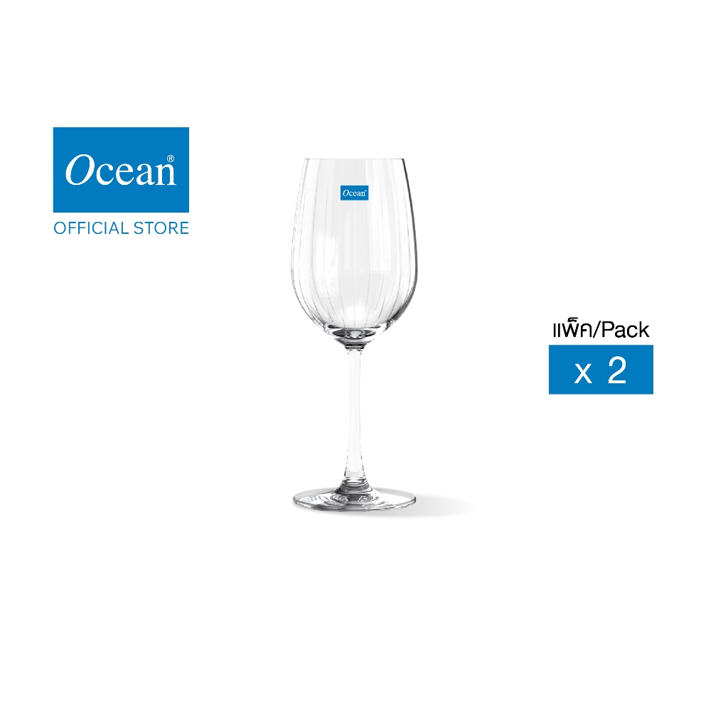 OCEAN แก้วไวน์แดง MADISON RED WINE 425 ML. (Pack of 2)