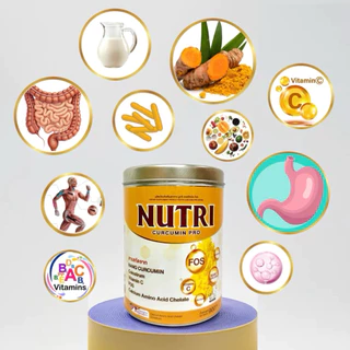 พิเศษ โปร 2 กระป๋อง นมบำรุงกระเพาะ ลดกรดไหลย้อน NUTRI CURCUMIN PRO 900กรัม ลดท้องอืดท้องเฟ้อ ช่วยย่อยระบบขับถ่าย