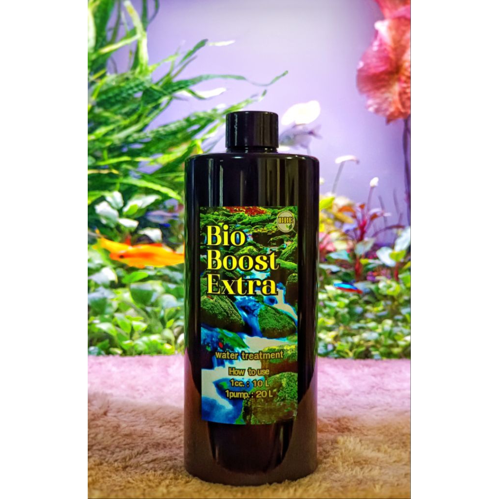 แบคทีเรียน้ำ BioBoostExtra 500ml. ไบโอบูสเอ็กซ์ตร้า🧴 แบคทีเรียตู้ปลา จุลินทรีย์บำบัดน้ำ แบคทีเรียน้ำใส