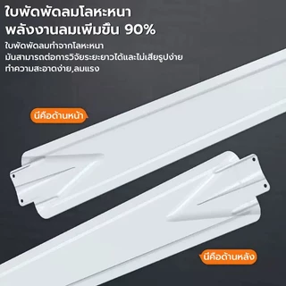 พัดลมเพดาน พัดลมเพดานแขวน 56นิ้ว สีดำ พัดลมเพดานสไตล์โมเดิร์น ลมแรง สามารถปรับได้ ห้าระดับ มอเตอร์ขดลวดทองแดง