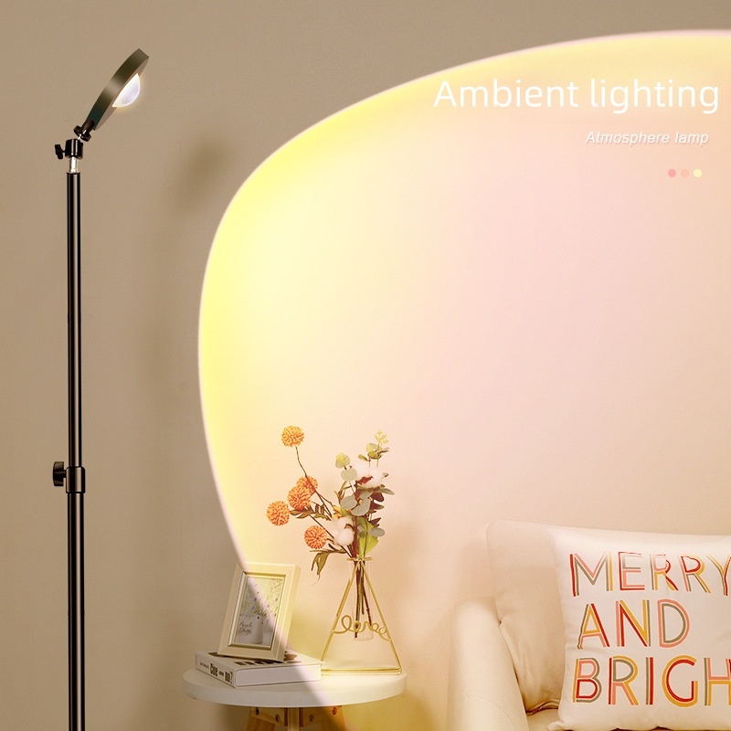 Background atmosphere lights, sunset lights, host background contour fill lights, live streaming roo